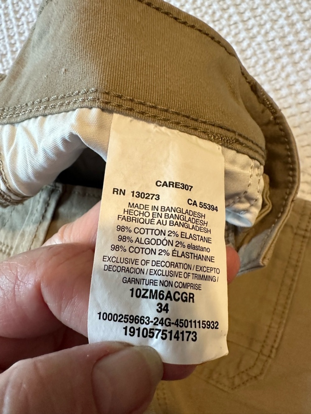 Dockers Mens Khaki Pleated Khaki Dress Pants - Picture 8 of 9